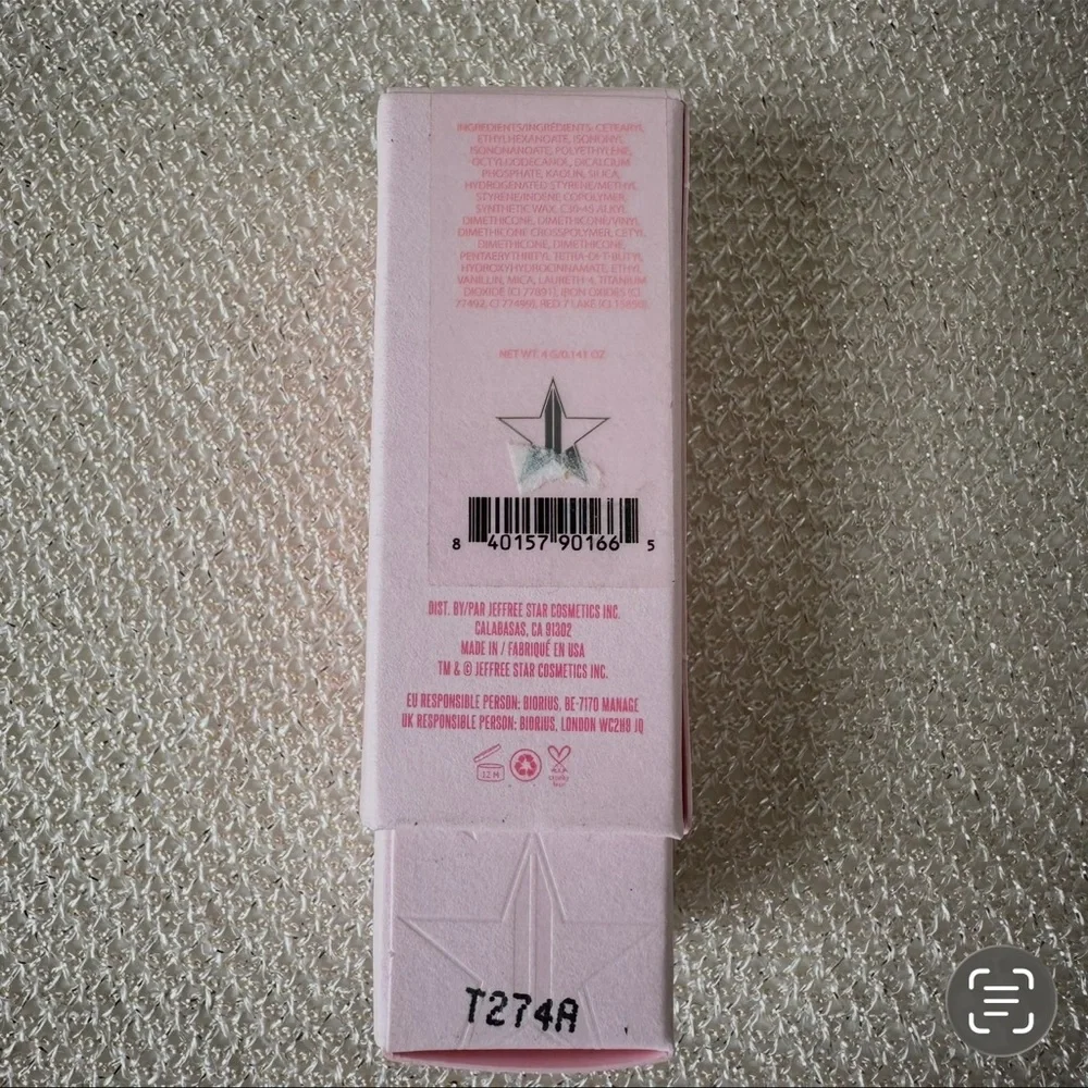 Jeffree Star Drill Sergeant velvet trap lipstick Grey Matte